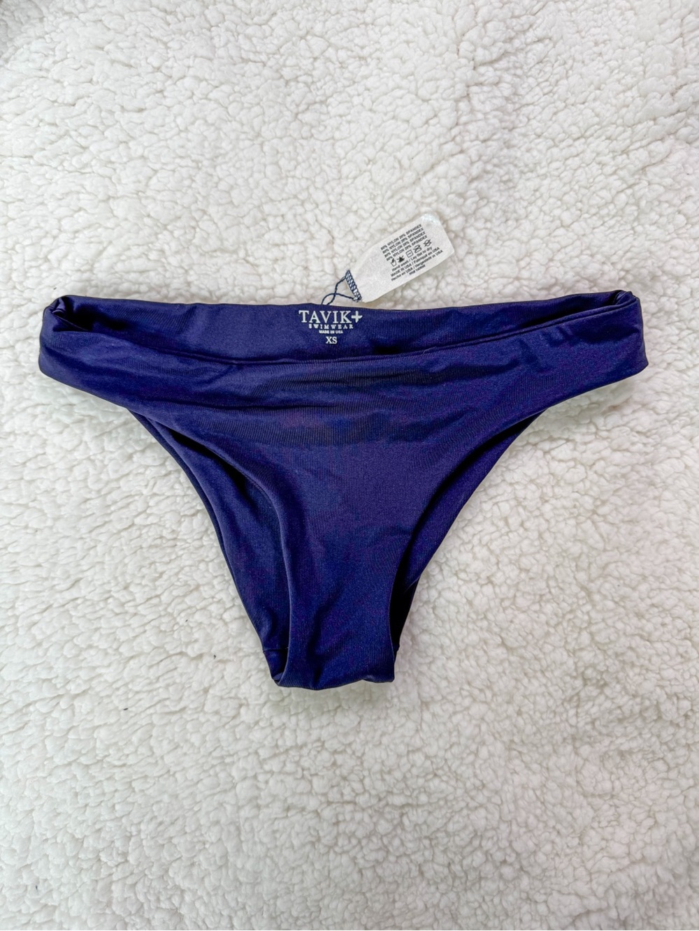Tavik Swimwear Indigo Bikini Bottom XS Minimal Cheeky